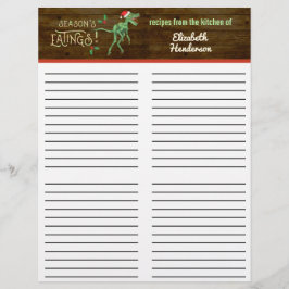 Weihnachts Funny Velociraptor Dinosaur Rezepte