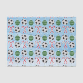 Weihnachts-Fußball Candy Cane Tissue Seidenpapier