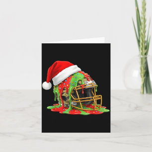 Weihnachts-Fußball-Drip-Jungs Eiscreme-Drip-Kamo S Karte