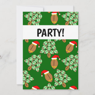 Weihnachts-Fußball-Einladung Einladung