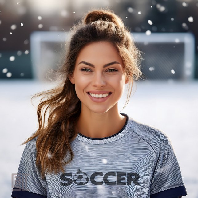 Weihnachts-Fußball-Schmuck Klassiker T-Shirt (Von Creator hochgeladen)