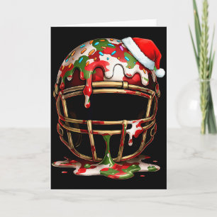 Weihnachts-Fußball-Tropf Jungen Eiscreme-Tropf-Tar Karte