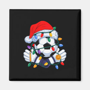 Weihnachts-Fußball Xmas Santa Sportmütze Herren Da Magnet