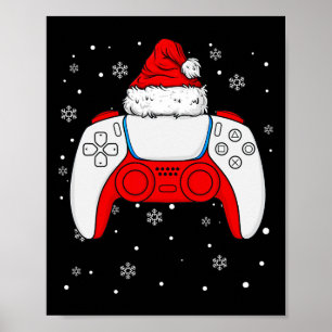 Weihnachts-Gamer-Controller Boys Kids Teens G Poster
