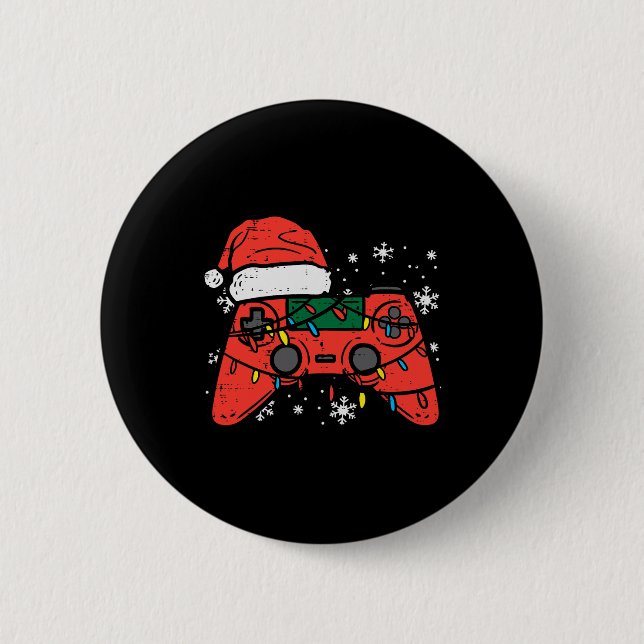 Weihnachts-Gamer-Controller Xmas Boys Kinder Jugen Button (Vorderseite)