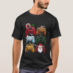 Weihnachts-Gamer-Controller Xmas Weihnachtsspielbo T-Shirt