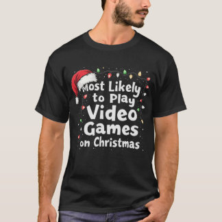 Weihnachts-Gamer Vibes wird am ehesten Video spiel T-Shirt