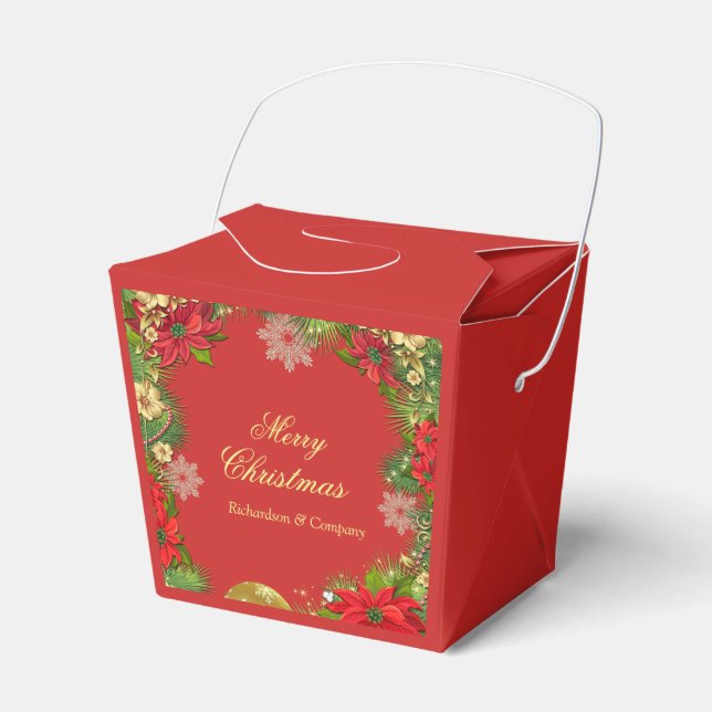 Weihnachts-Gastgeschenk Geschenkschachtel (Vorderseite)