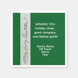 Weihnachts-Gastgeschenk Serviette