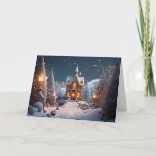 Weihnachts-Gebäck-Weihnachten Karte