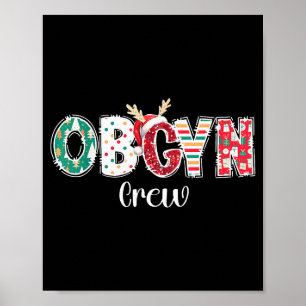 Weihnachts-Geburtshelfer-Crew Geburtshelfer Gruppe Poster