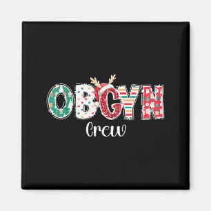 Weihnachts-Geburtshelfer-Crew Geburtshelfer Ob Gyn Magnet