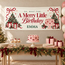 Weihnachts-Geburtstag Rosa-Kuchen-Schleife-Party-