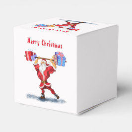 Weihnachts-Gefallen Box Bodybuilder Weihnachtsmann Geschenkschachtel