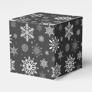 Weihnachts Gefälligkeitsbox Snowflakes Geschenkschachtel