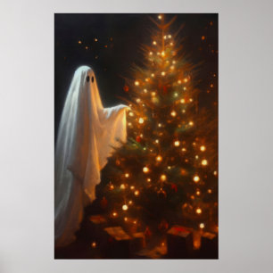 Weihnachts-Geister-Kunstposter Gruseliger viktoria Poster