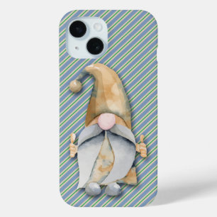 Weihnachts-Genom auf Blue Stripes Case-Mate iPhone Hülle