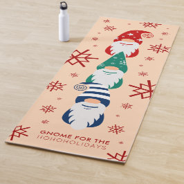 Weihnachts-Genom für die Feiertage Schneeflocken Yogamatte
