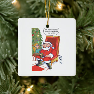 Weihnachts-Geschäftspartner - Keramik Keramikornament