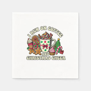 Weihnachts-Geschenk Kaffee und Weihnachtsjause Serviette