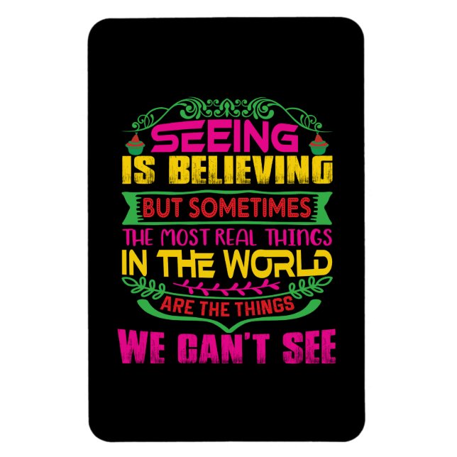 Weihnachts-Geschenk-Seeing glaubt Magnet (Vertikal)