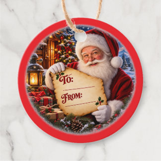 Weihnachts-Geschenkanhänger für den Nikolaus Geschenkanhänger
