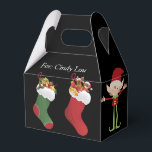 Weihnachts-Geschenkboxen, Weihnachtsverpackung Geschenkschachtel<br><div class="desc">Rett das Packpapier und verwende stattdessen diese kleine Geschenkboxen. Personalisieren Sie es mit Ihrem Namen und dem Namen des Empfängers.</div>