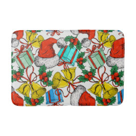 Weihnachts-Geschenke Rote Weihnachtsmannmützen Fei Badematte