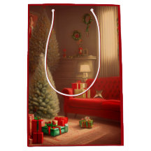 Weihnachts-Geschenktasche Medium