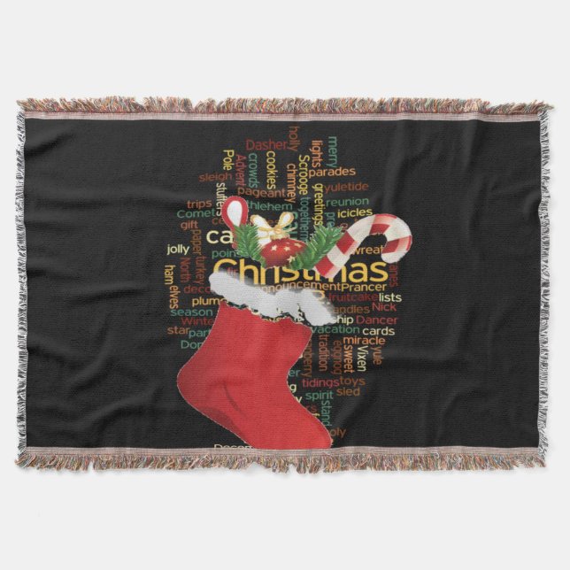 Weihnachts-GIFTS und ein glückliches Neues Jahr Decke (Vorderseite)