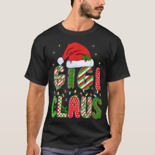 Weihnachts-Gigi-Claus-Mama Frauenfamilie Matching T-Shirt