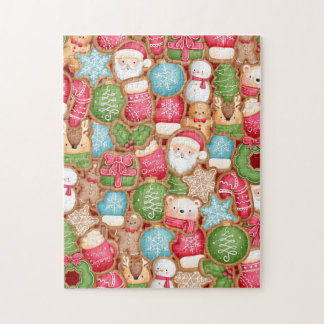 Weihnachts-Gingerbread-Cookie-Puzzle Puzzle