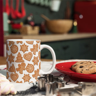 Weihnachts-Gingerbread-Cookies Kaffeetasse
