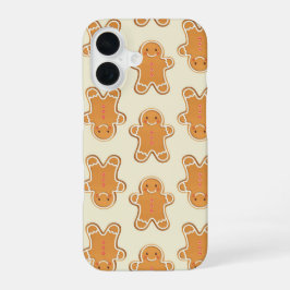 Weihnachts-Gingerbread-Cookies-Print-Handyhülle iPhone 16 Hülle
