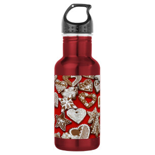 Weihnachts-Gingerbread-Cookies Trinkflasche