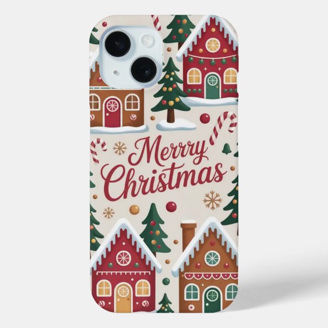 Weihnachts Gingerbread House iPhone / iPad Fall Case-Mate iPhone Hülle (Rückseite)