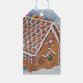 Weihnachts-Gingerbrot-Haus Geschenkanhänger
