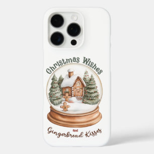 Weihnachts-Gingerbrot Holiday Snow Globe iPhone 16 Pro Hülle