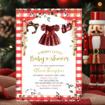 Weihnachts-Gingham-Mädchen-Winterkleidung Baby Sho
