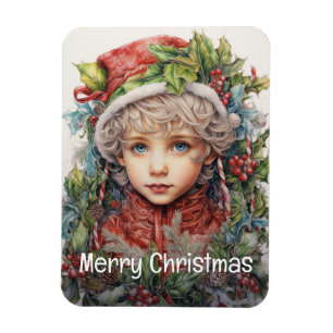 Weihnachts-Girl Custom 13 von 25 Magnet