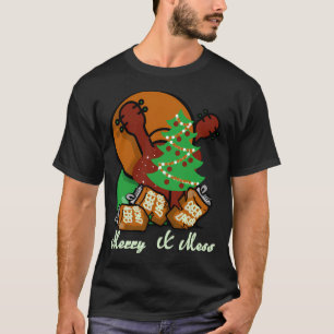 Weihnachts-Gitarrensammlung mit Cartoon-Bierdose T-Shirt