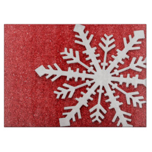 Weihnachts-Glitzern Schneidebrett
