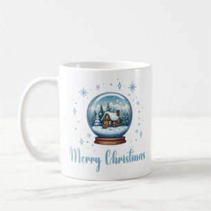 Weihnachts-Globe-Schneezauber Kaffeetasse