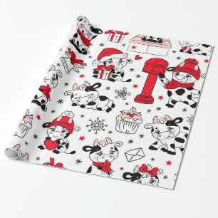 Weihnachts-Glück Neues Jahr Geschenkpapier