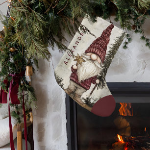 Weihnachts-Gnom für die Feiertage mit individuelle Kleiner Weihnachtsstrumpf