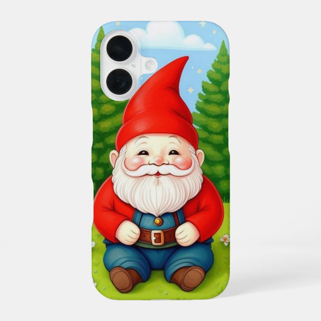 Weihnachts-Gnom iPhone 16 Hülle (Rückseite)