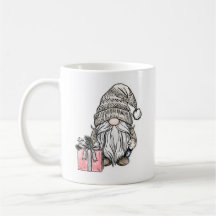 Weihnachts-Gnom mit Geschenk