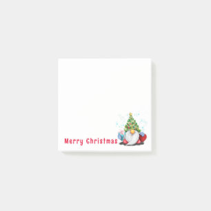 Weihnachts-Gnom-Post-it®-Notizzettel Post-it Klebezettel