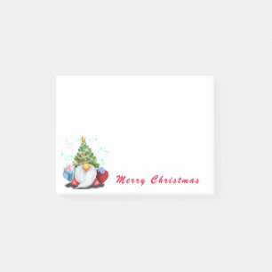 Weihnachts-Gnom-Post-it®-Notizzettel Post-it Klebezettel