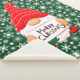 Weihnachts-Gnom   Sherpadecke